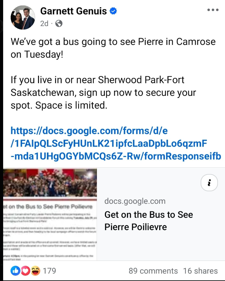 Lissa 🍁🍁 (@mountaindreami2) on Twitter photo So it seems that <a href="/PierrePoilievre/">Pierre Poilievre</a> <a href="/Jenni_Byrne/">Jenni Byrne</a> and <a href="/SarahFischer__/">Sarah Fischer</a> have failed so badly again, that <a href="/GarnettGenuis/">Garnett Genuis</a> had to hire a bunch of people outside the riding to make him look good, <a href="/PierrePoilievre/">Pierre Poilievre</a> is a joke So it seems that <a href="/PierrePoilievre/">Pierre Poilievre</a> <a href="/Jenni_Byrne/">Jenni Byrne</a> and <a href="/SarahFischer__/">Sarah Fischer</a> have failed so badly again, that <a href="/GarnettGenuis/">Garnett Genuis</a> had to hire a bunch of people outside the riding to make him look good, <a href="/PierrePoilievre/">Pierre Poilievre</a> is a joke