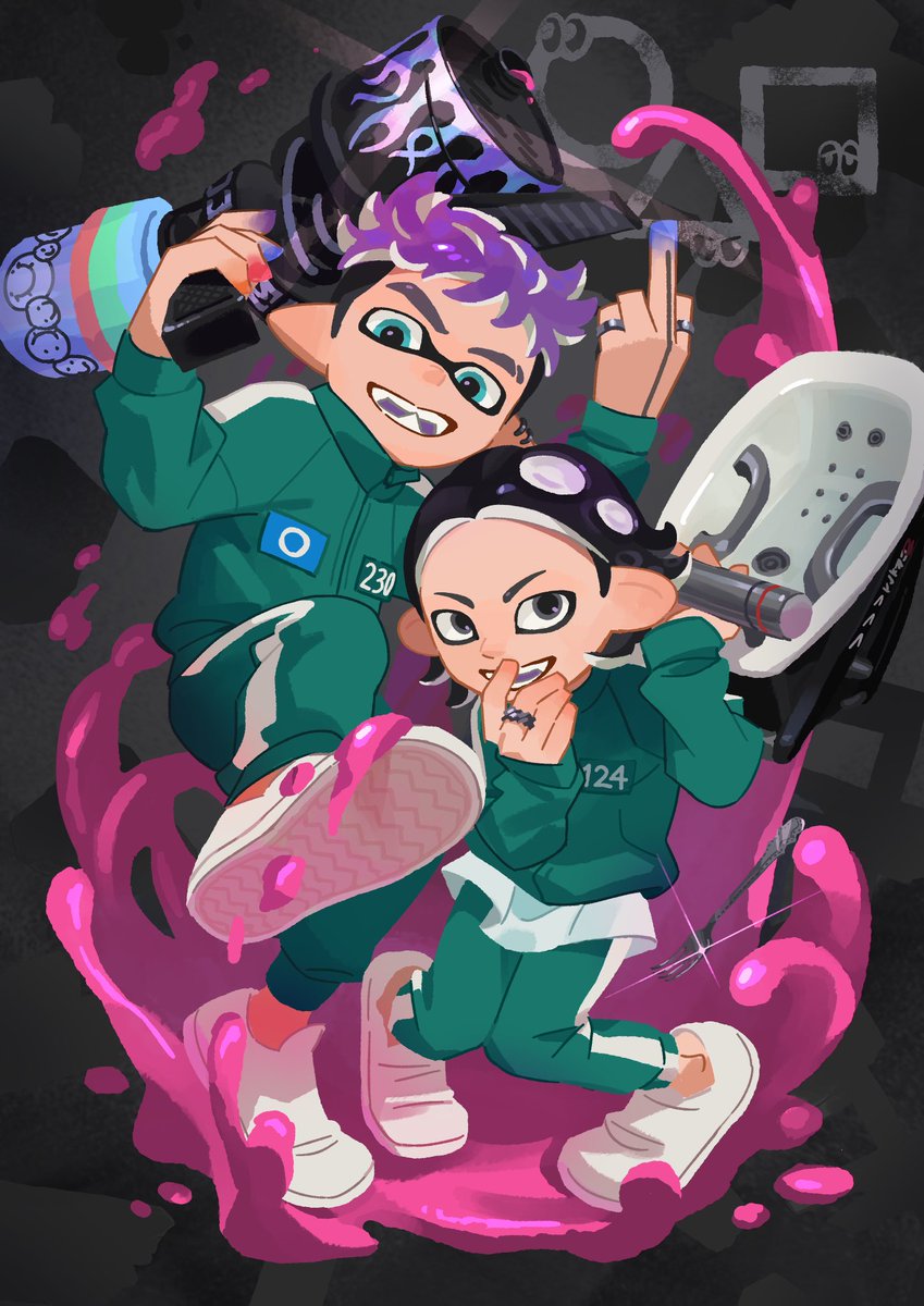 🦑🐙パロディ