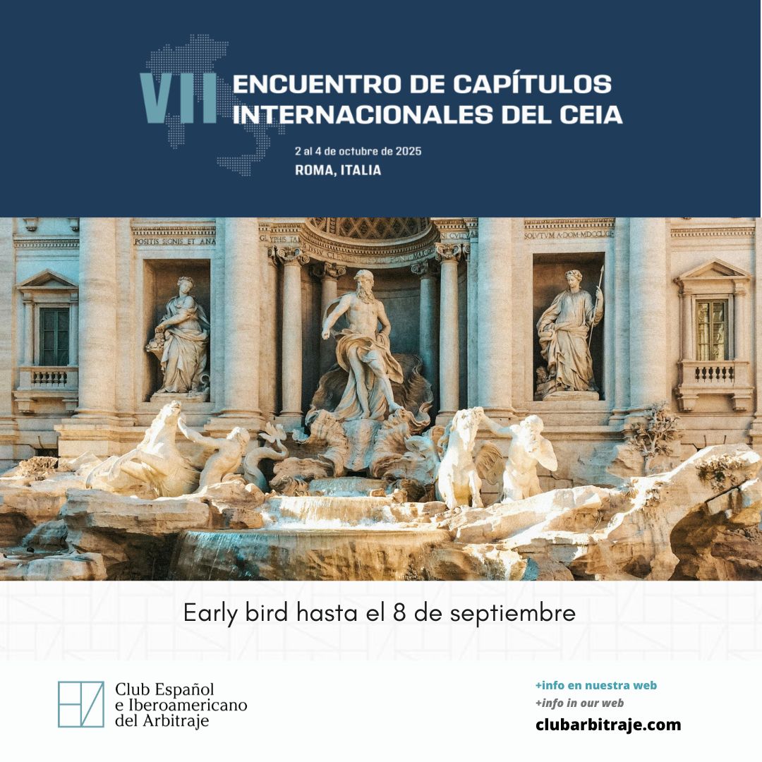 Roma no es solo historia, arte y belleza...también será el escenario del VII Encuentro de Capítulos Internacionales del CEIA

Programa
2 de octubre:Evento CEIA -40
3 de octubre:VII Encuentro de Capítulos Internacionales del CEIA
4 de octubre:Actividad cultural en la ciudad eterna