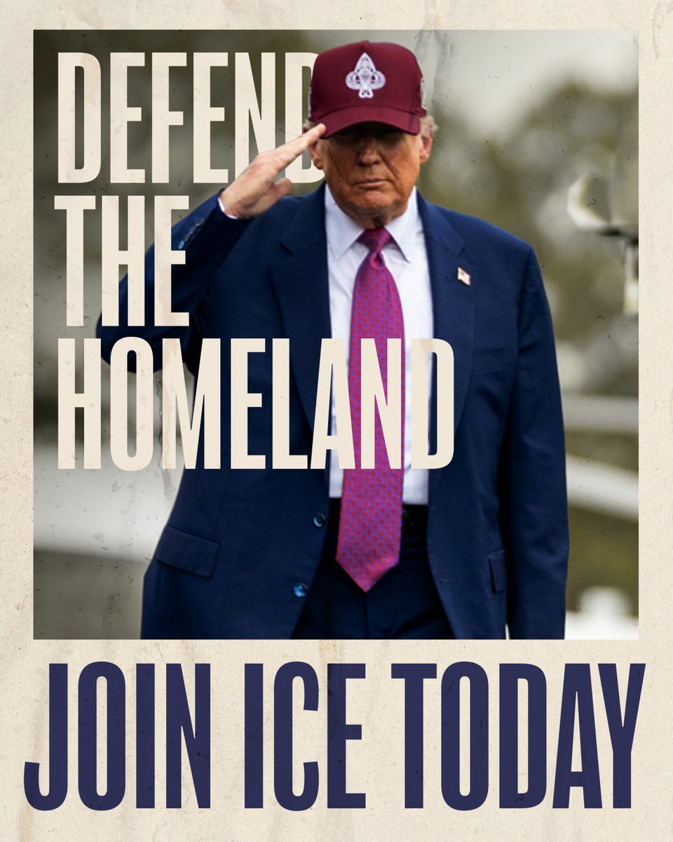 Your country needs you—now more than ever.
 
Defend the homeland!
 
join.ice.gov