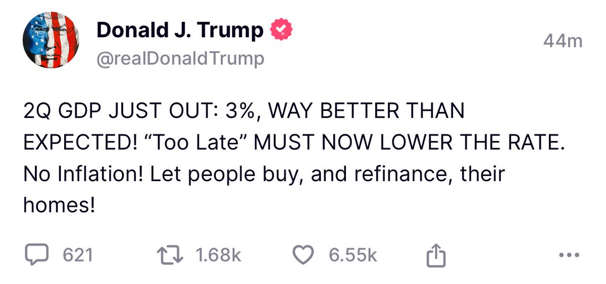 Trump never stops!  The Fed has no chance of winning against his onslaught of America First brilliance!