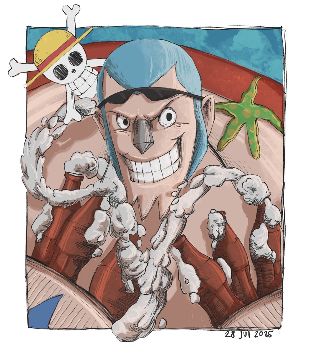 franky
#rkgk #digitalart #ONEPIECE #illustration