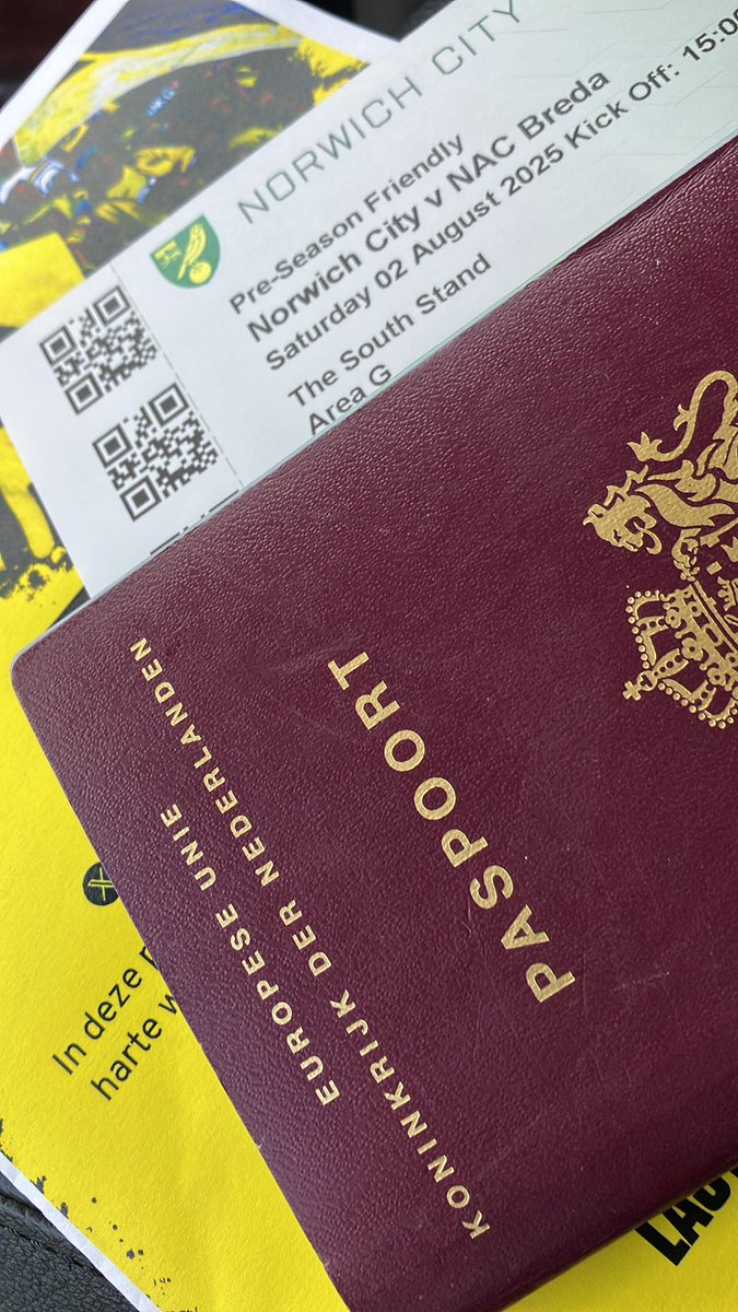 3 dagen Norwich, bijna klaar voor vertrek! #nacpraat #💛🖤

Thnx voor het meedenken <a href="/NAC_supzaken/">NAC bureau supporterszaken</a>