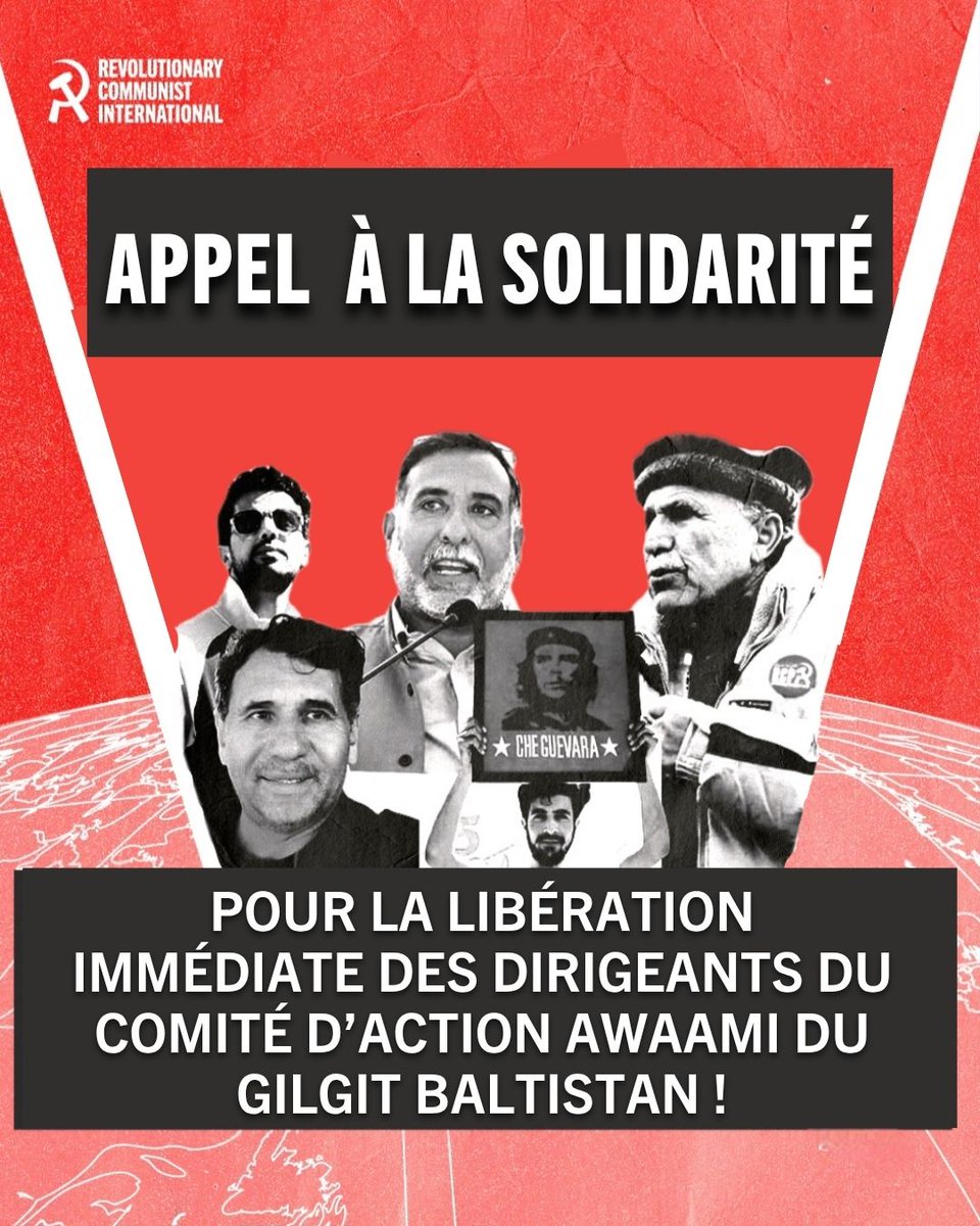pcr_revolution's tweet image. Journée d’action internationale : liberté pour les prisonniers politiques au Gilgit-Baltistan ! Soutenez notre campagne internationale pour libérer nos camarades pakistanais !

#GilgitBaltistan #ReleaseOurComrades #ReleaseEhsanAli