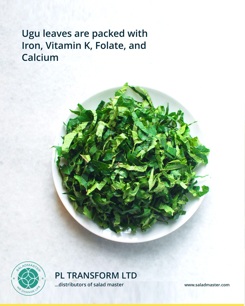 pl_transform's tweet image. The bad news is:
Most people destroy 50% of Ugu’s iron content within the first 5 minutes. How? Through the use of toxic pots, too much water, and high heat.

The smart solution is to use Saladmaster. It doesn&apos;t leach toxins. And waterless cooking locks in the nutrients.