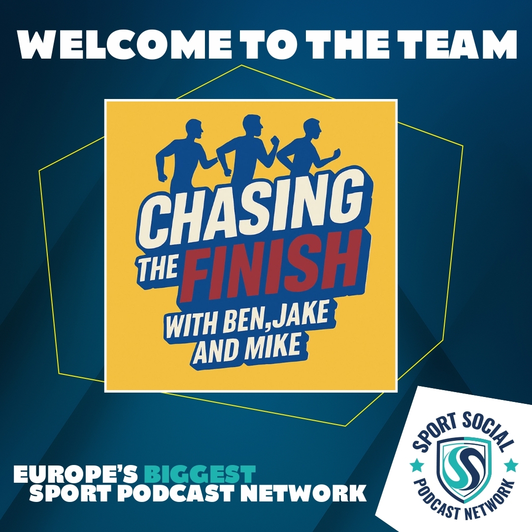 ✍🏻 New Signing

Chasing The Finish

Join Mike, Ben and Jake as the trio discuss their running stories from park runs to half marathons.

3 lads at completely different stages of their running journeys, share their experiences from good to bad.

MORE: eu1.hubs.ly/H0m1lpt0