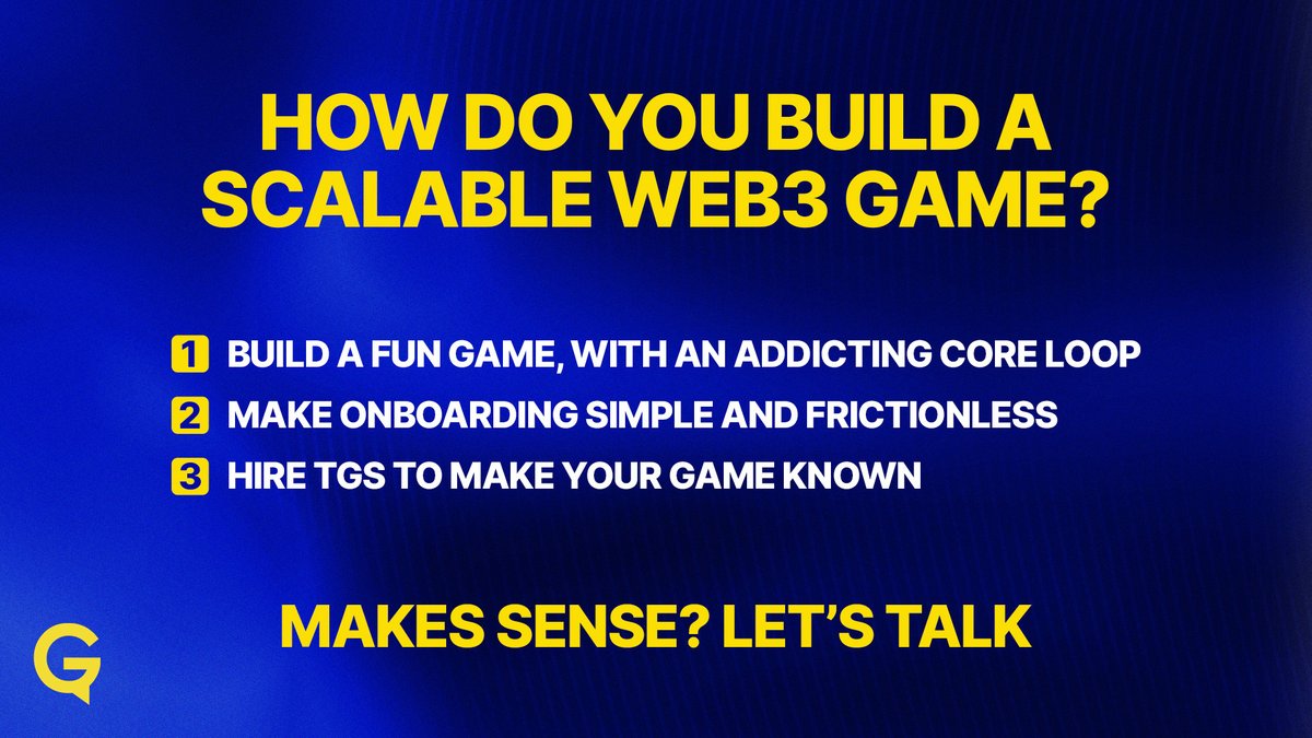 Build a scalable Web3 Game in 3 steps ⤵️