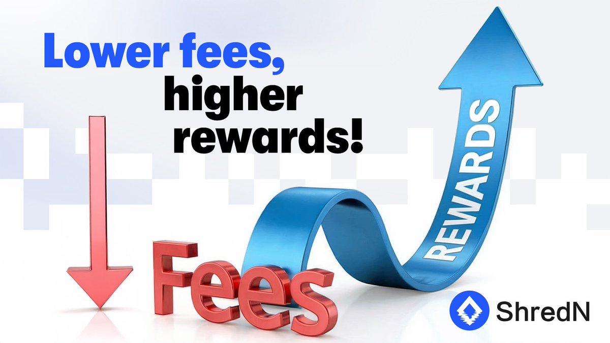 ShredNProtocol's tweet image. 📉 Lower fees, higher rewards!

👑 Hold $SHRED for reduced trading costs, and earn token rewards as a liquidity provider.

💸🪙 Stake, trade, and grow with #ShredN.