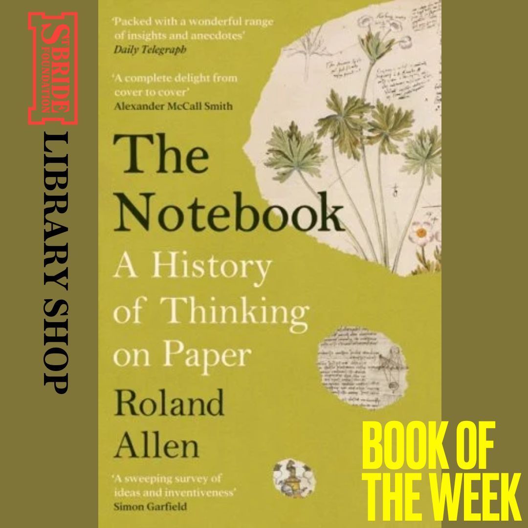 📚 Book of the week: The Notebook: A History of Thinking on Paper by Roland Allen 
A brilliant history of how jotting things down shaped our greatest ideas — from da Vinci to Darwin, Christie to Kahlo. ✍️

Available on our Bookshop page via our website 🔗 
uk.bookshop.org/p/books/the-no…