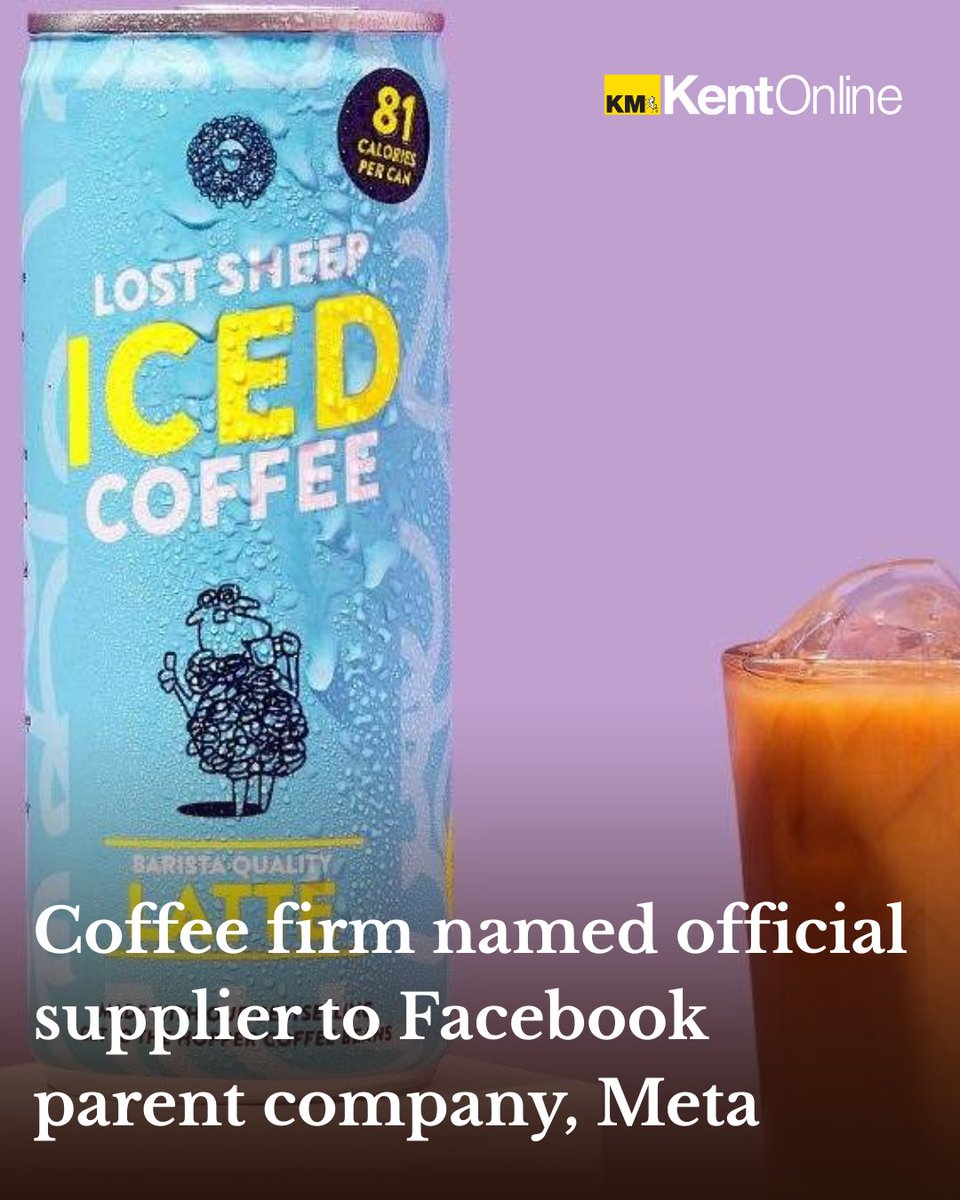 The deal will see Lost Sheep Coffee supply its iced cans to Meta’s London headquarters and its 5,000 staff ☕
Read more here: kentonline.co.uk/kent-business/…