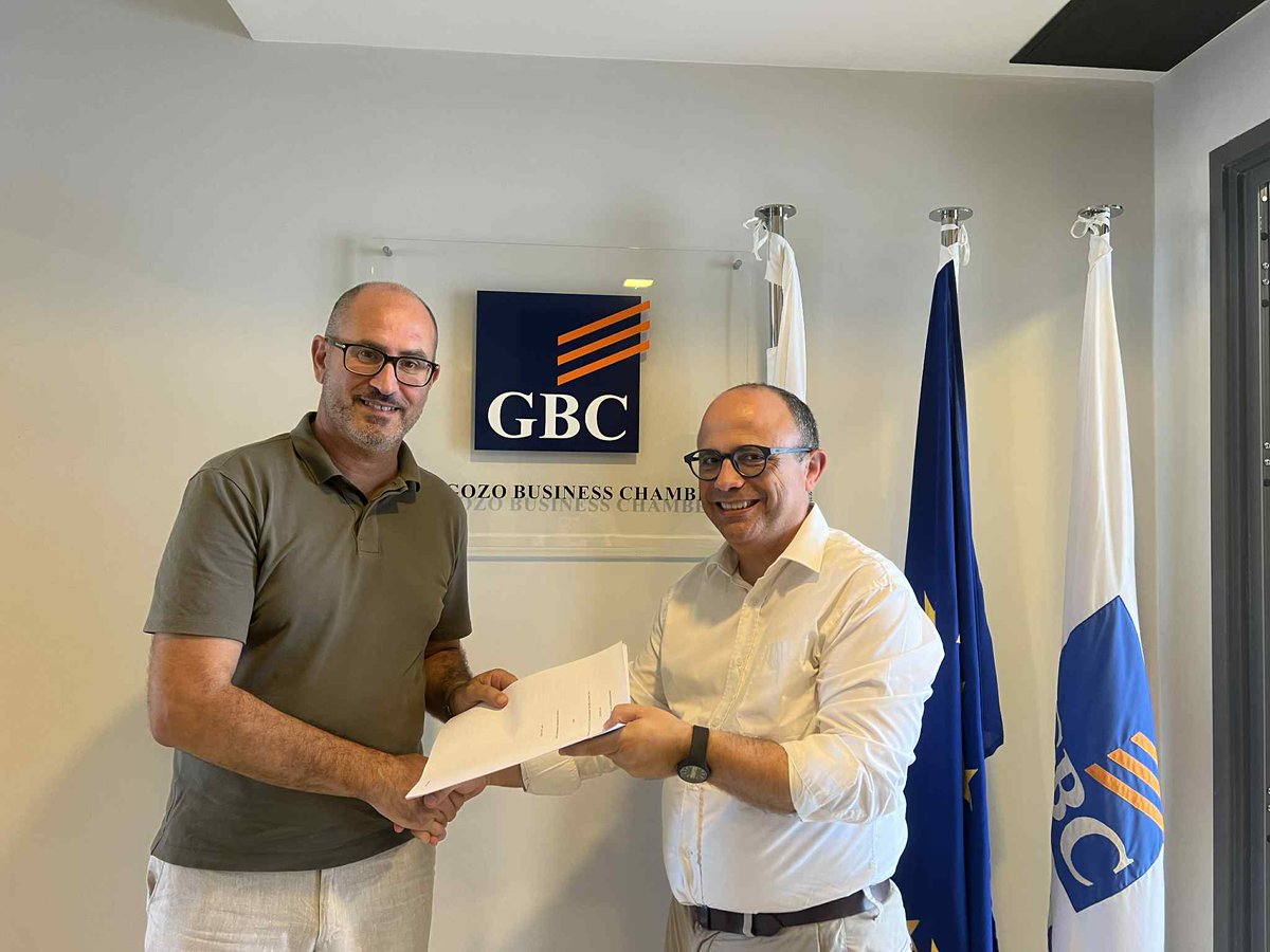 The Gozo Business Chamber Signs an MoU with the Malta Digital Innovation Authority 🤝