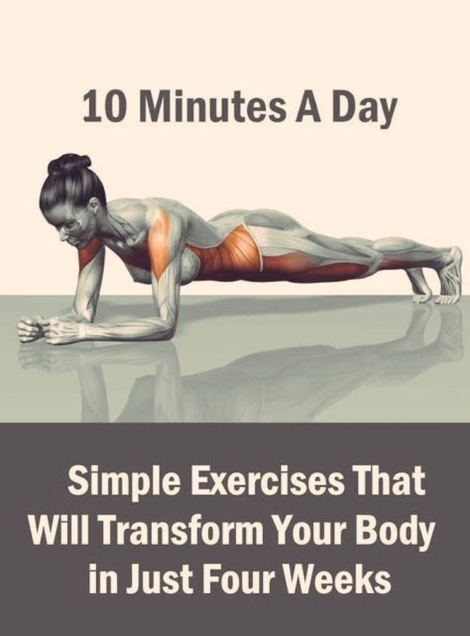 MasculineNotes's tweet photo. 10 minutes a day. That’s all you need.

Not hours at the gym. Not fancy equipment.

Just your body, your breath, and consistency.

These 7 exercises can transform your body and reset your mind in just 4 weeks. 🧵 https://t.co/st3QwgHQP8
