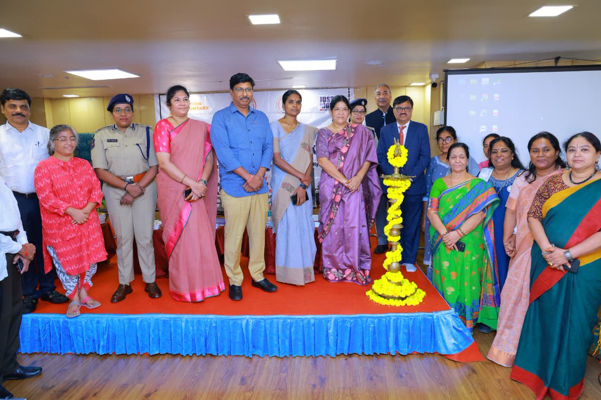 Women Safety Wing, Telangana Police (@tg_womensafety) on Twitter photo Trafficking ends where awareness begins.
Today, on #WorldDayAgainstTrafficking, WSW, TSLSA & AVA host a State Consultation to build stronger protections and responses.
📍Hyderabad
#WSW #CombatTrafficking #HumanRights
<a href="/TelanganaDGP/">DGP TELANGANA POLICE</a> <a href="/TelanganaCOPs/">Telangana Police</a> <a href="/CPHydCity/">CP Hyderabad City Police</a> <a href="/cyberabadpolice/">Cyberabad Police</a> Trafficking ends where awareness begins.
Today, on #WorldDayAgainstTrafficking, WSW, TSLSA & AVA host a State Consultation to build stronger protections and responses.
📍Hyderabad
#WSW #CombatTrafficking #HumanRights
<a href="/TelanganaDGP/">DGP TELANGANA POLICE</a> <a href="/TelanganaCOPs/">Telangana Police</a> <a href="/CPHydCity/">CP Hyderabad City Police</a> <a href="/cyberabadpolice/">Cyberabad Police</a>