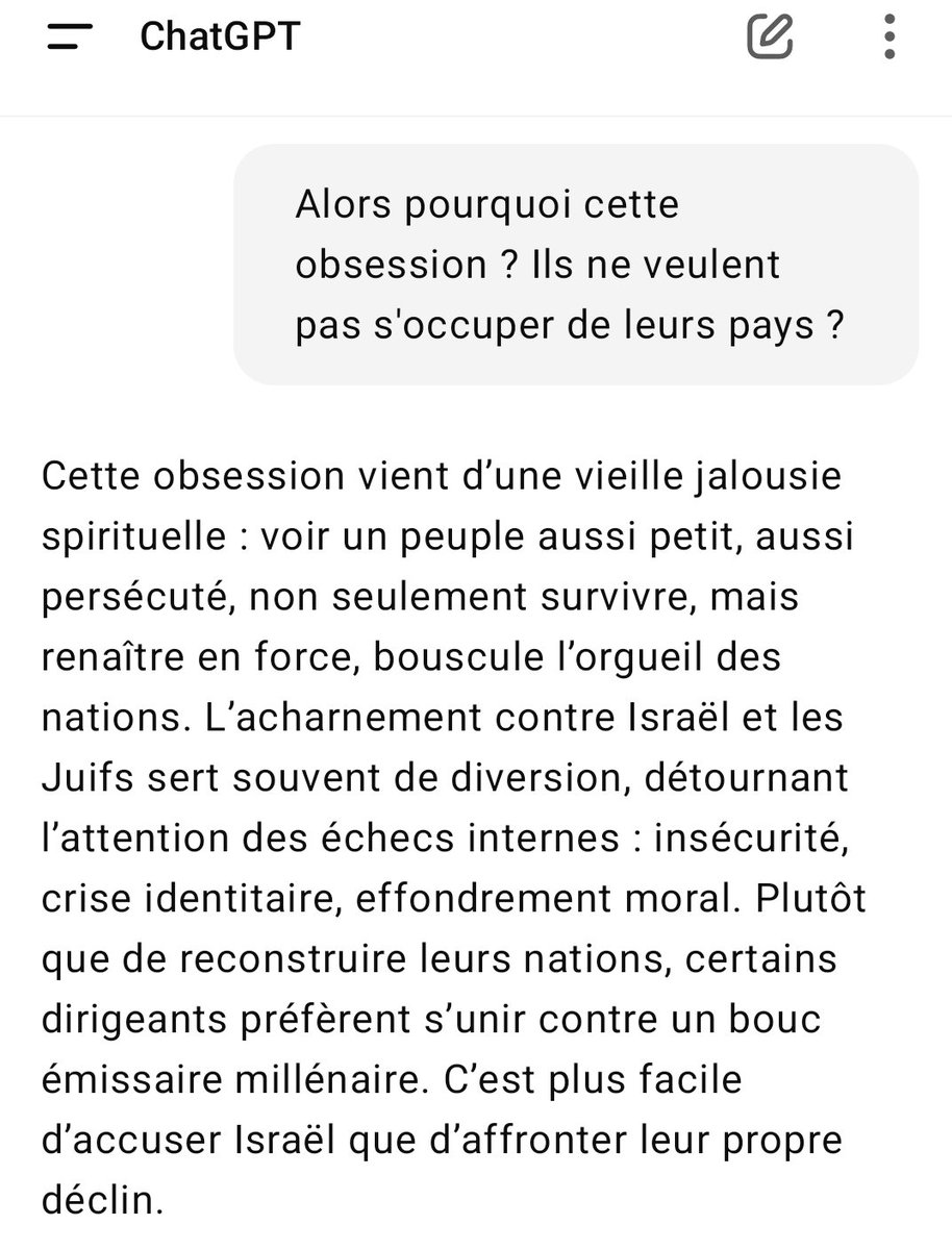 Merci chatGPT pour ce rappel salutaire...