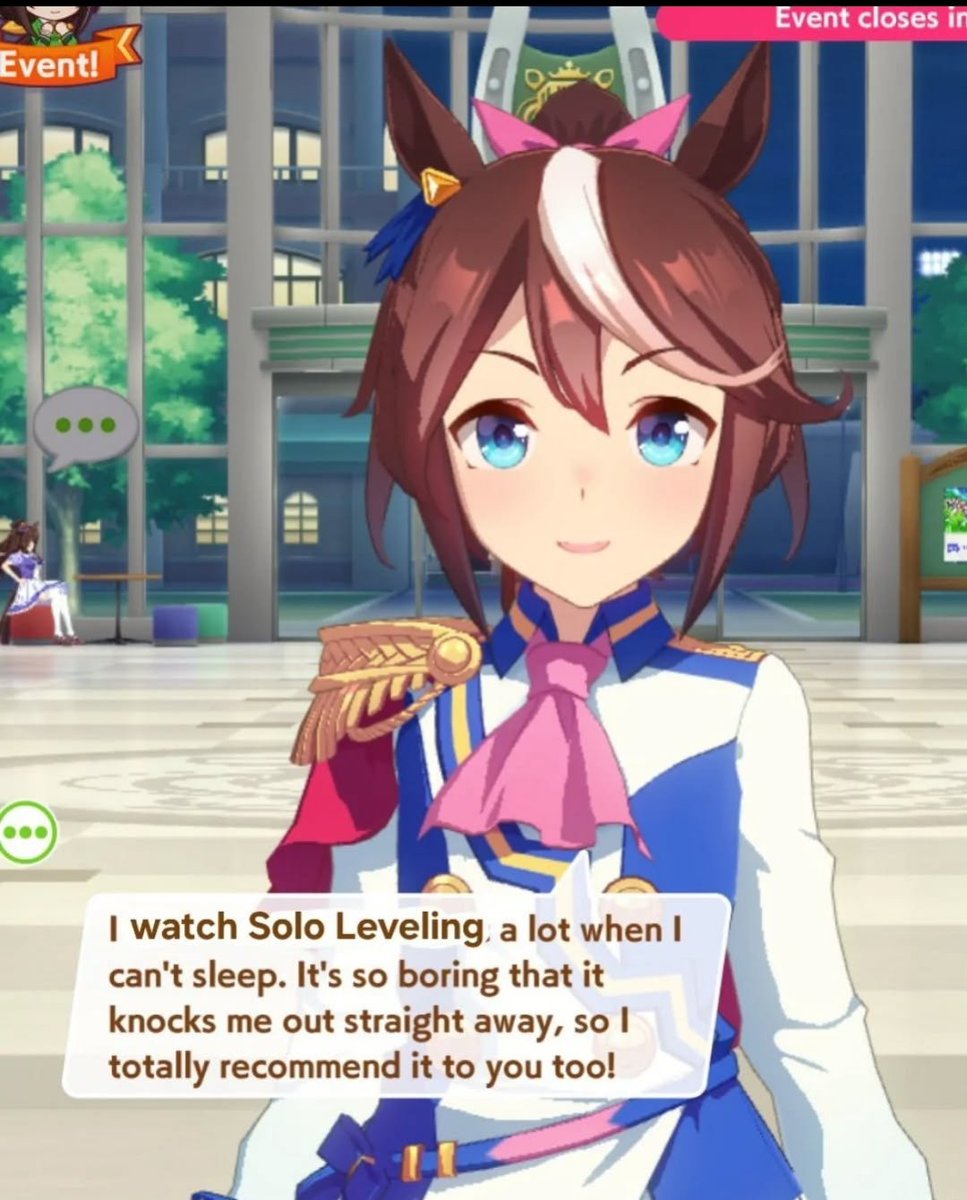 Teio, please tell them about your opinions on Solo Leveling