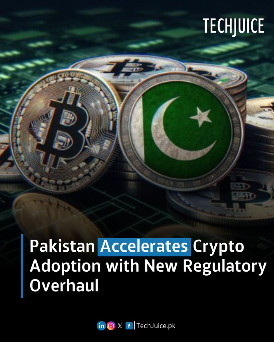 TechJuicePk's tweet image. Pakistan is going crypto, officially.

New policy aims to integrate digital assets into the heart of banking and trade.

#CryptoPakistan #DigitalAssets #FintechReform #PakistanFinance