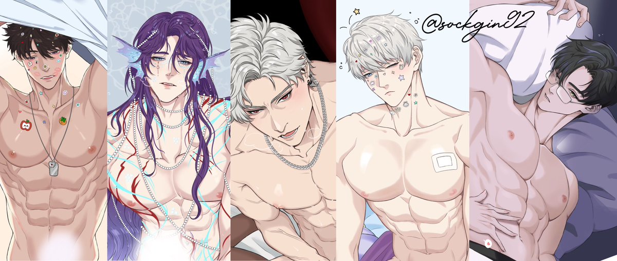 My collection ✨ now what series would be fun? 🤔 
#LoveandDeepspace #Caleb #Rafayel #Sylus #Xavier #Zayne