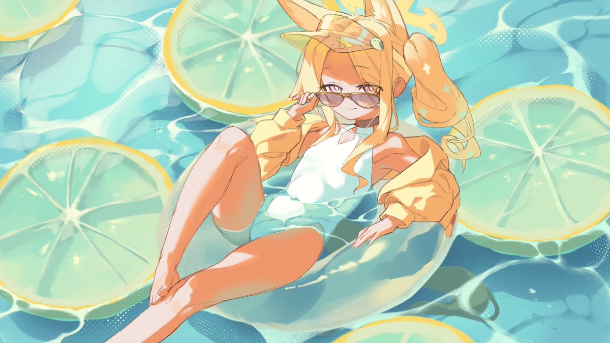 #ブルーアーカイブ #BlueArcive #블루아카이브 #百合園セイア  #ブルアカ
百合園セイア(水着) / Yurizono Seia (swimsuit)