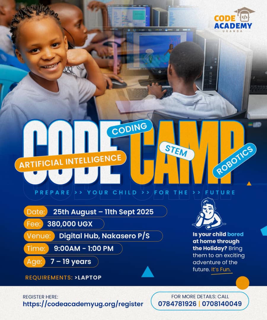 code_academy_ug's tweet image. Forget boredom. This holiday is for building, learning, and dreaming big!
👭Tell a friend to tell a friend.
Register here:
codeacademyug.org