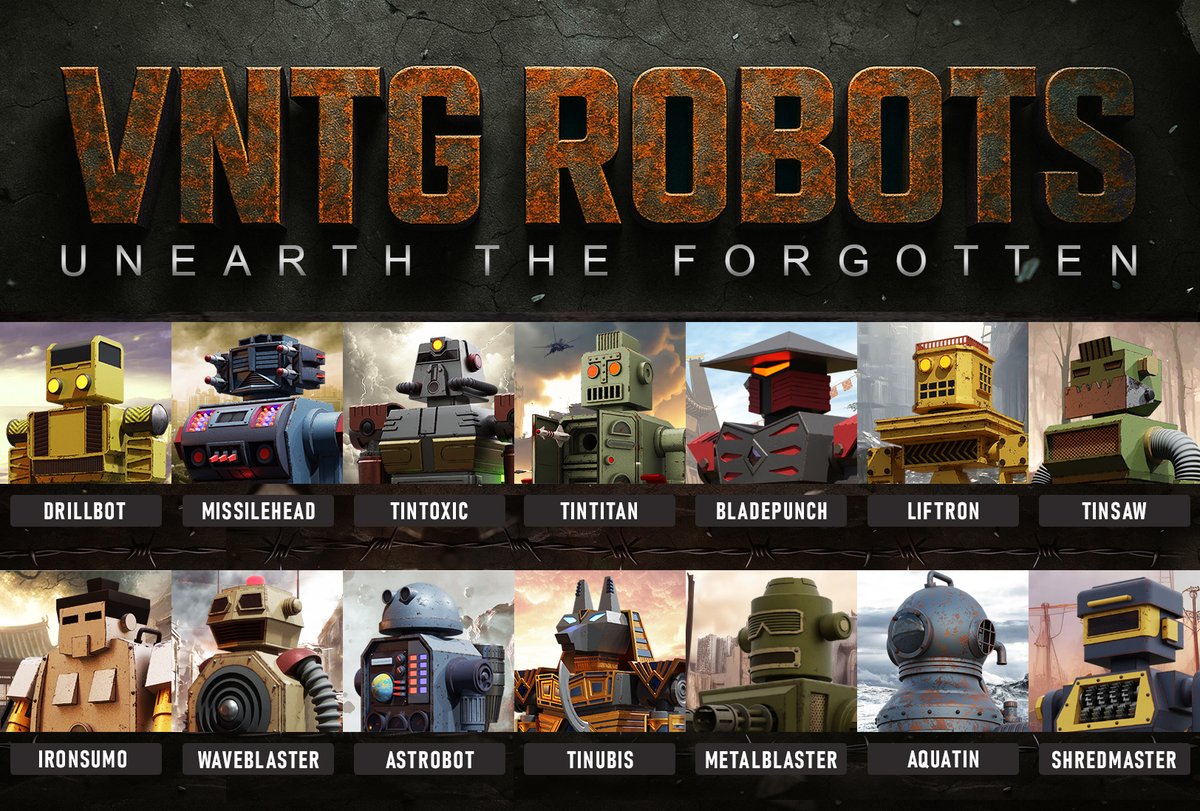 vntgrobots's tweet image. They were buried. Forgotten.
Left to rust in silence.
But the war never ended for them.
They&apos;re waking up. One by one.

Some remember too much.
And some… were built for revenge.
Are you ready to face them? 🤖

#VNTGRobots #SolanaGaming #NFTs