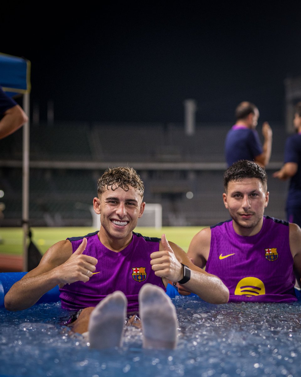 Los Cules Indonesia (@idloscules) on Twitter photo ❗Karena suhu yang sangat tinggi di Korea Selatan, Flick memutuskan untuk meninjau kembali beberapa detail dalam rencana latihan.
🌡️Sesi latihan pada Rabu sore ini akan dipersingkat durasinya dan ditambah jeda untuk hidrasi sebanyak mungkin.
🗂️ <a href="/mundodeportivo/">Mundo Deportivo</a> ❗Karena suhu yang sangat tinggi di Korea Selatan, Flick memutuskan untuk meninjau kembali beberapa detail dalam rencana latihan.
🌡️Sesi latihan pada Rabu sore ini akan dipersingkat durasinya dan ditambah jeda untuk hidrasi sebanyak mungkin.
🗂️ <a href="/mundodeportivo/">Mundo Deportivo</a>