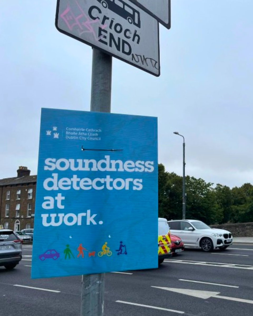 DubCityCouncil's tweet photo. Soundness Detectors out and about in Dublin this morning, reminding people to be alert and respectful on their morning commute as we launch our "Be Sound This Summer" campaign. #BeSound #ActiveTravelNetwork #DublinCity https://t.co/wfhVo8b8e4