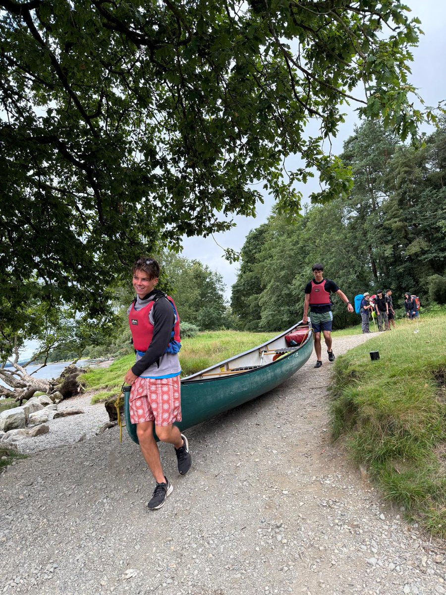 Both walking and walk/canoe Gold DofE teams are doing well. Day 2, at Coniston water. <a href="/DHSBoys/">DHSBoys</a>