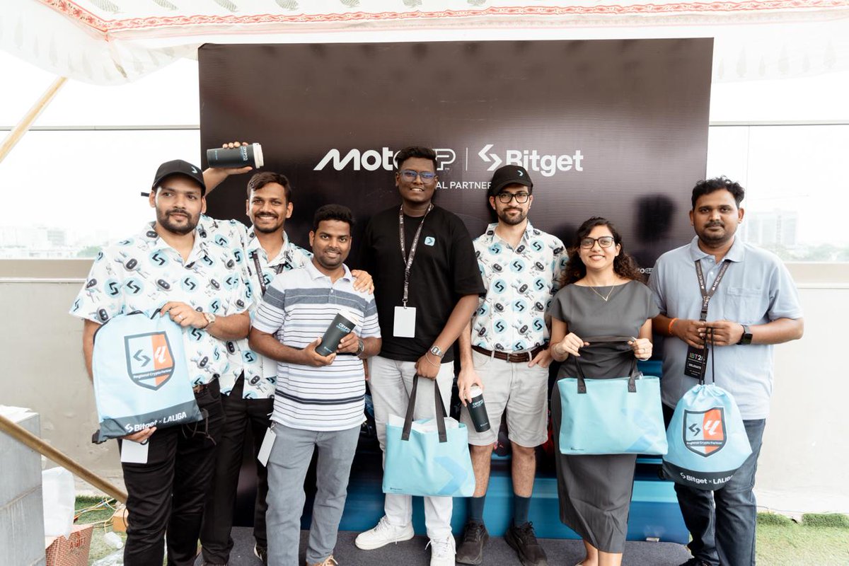 BitgetIndia's tweet image. 📍Another powerful stop at #IBT25 with @bitgetglobal🔥

From hands-on conversations to exclusive @BitgetWallet merch drops, the energy at Ahmadabad was unmatched. 

Grateful to everyone who joined us &amp;amp; made it memorable! 💼✨ 
The next city? Stay tuned.
#EventwithBitget…