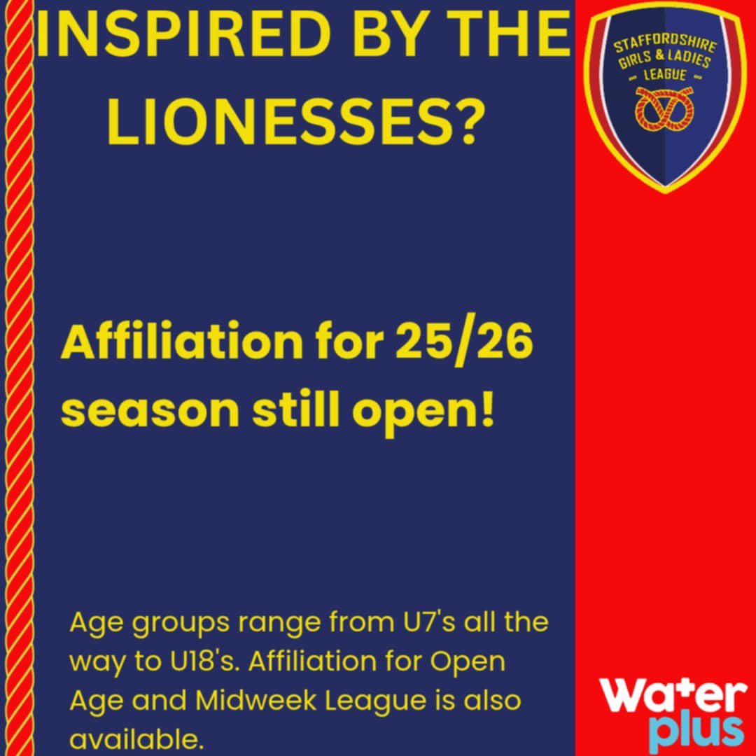 Staffordshire Girls & Ladies Football League tweet media