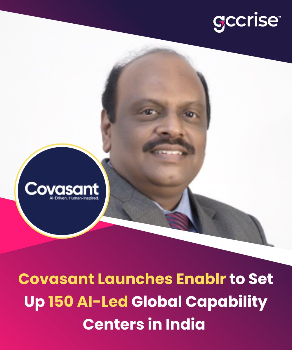 GCC Rise™ (@gccrise) on Twitter photo Hyderabad’s Covasant launches Enablr, a new AI-first business unit to help build & scale 150+ GCCs in India over 5 years!
Read More : gccrise.com/covasant-launc…
<a href="/covasant_tech/">Covasant</a> | <a href="/nasscom/">nasscom</a> | <a href="/HYSEA1991/">HYSEA</a> | <a href="/investindia/">Invest India</a> | <a href="/PwC/">PwC</a> | <a href="/GoI_MeitY/">Ministry of Electronics & IT</a> | <a href="/HydREGuide/">Hyderabad Real Estate & Infra</a> |<a href="/WeAreHyderabad/">We Are Hyderabad</a> | Hyderabad’s Covasant launches Enablr, a new AI-first business unit to help build & scale 150+ GCCs in India over 5 years!
Read More : gccrise.com/covasant-launc…
<a href="/covasant_tech/">Covasant</a> | <a href="/nasscom/">nasscom</a> | <a href="/HYSEA1991/">HYSEA</a> | <a href="/investindia/">Invest India</a> | <a href="/PwC/">PwC</a> | <a href="/GoI_MeitY/">Ministry of Electronics & IT</a> | <a href="/HydREGuide/">Hyderabad Real Estate & Infra</a> |<a href="/WeAreHyderabad/">We Are Hyderabad</a> |