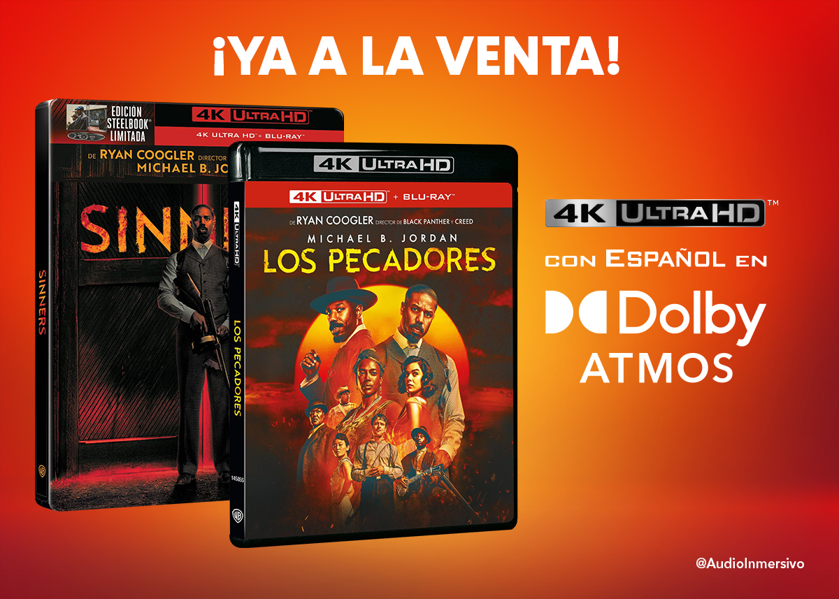 ¡YA A LA VENTA!
· #LosPecadores
En #4KUltraHD con ESPAÑOL en <a href="/Dolby/">Dolby</a> #Atmos.

De la mano de <a href="/WBHomeEnt/">Warner Bros. Entertainment</a> y <a href="/ArviAtuservicio/">Arvi Licensing</a>.