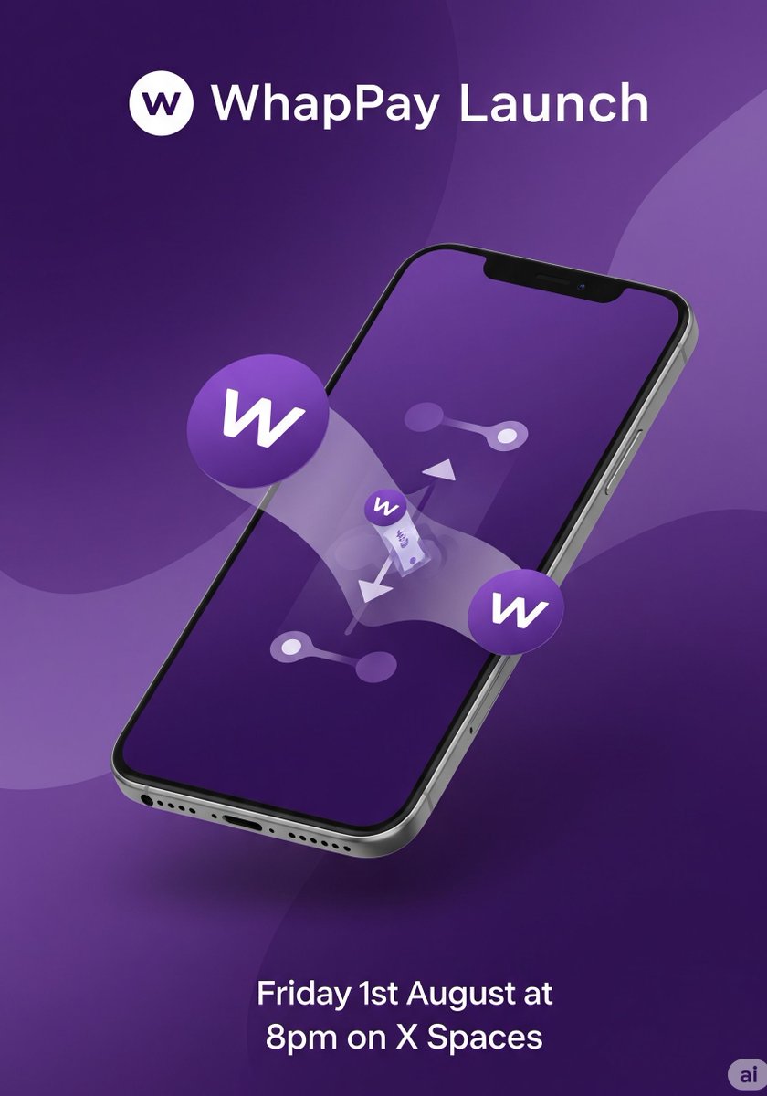 Silence, please🤫. 
The wait is OVER🥳.  WhapPay is about to unlock financial freedom you've only dreamed of. Be among the first to witness history THIS FRIDAY.

When: August 1st
Time:  8 PM EAT 
Where-&gt; X Spaces. 
You NEED to be there.