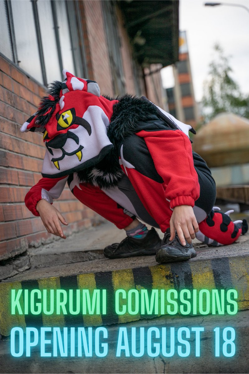 I am opening 1 slot for kigurumi. The commission form will open on August 18 at 9 p.m. (21:00).

If you are interested in ordering a kigurumi, please read my TOS (docs.google.com/forms/d/1QiGWu…) and follow this page.
#kigurumi #kigurumicommission #commissionsopen #Commission