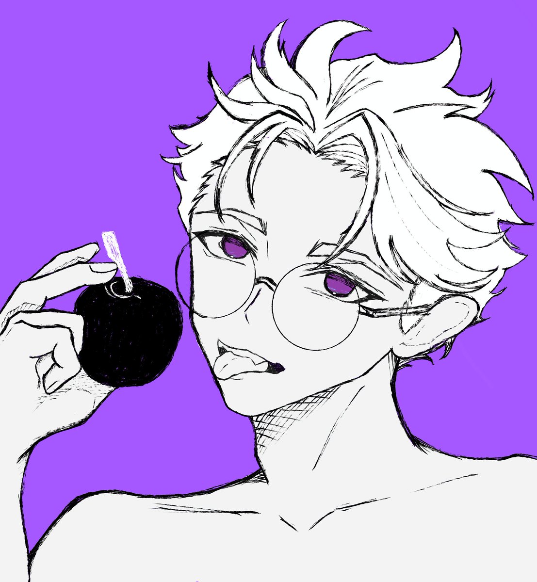 Apple🍊?  `⎚⩊⎚´
#illusten