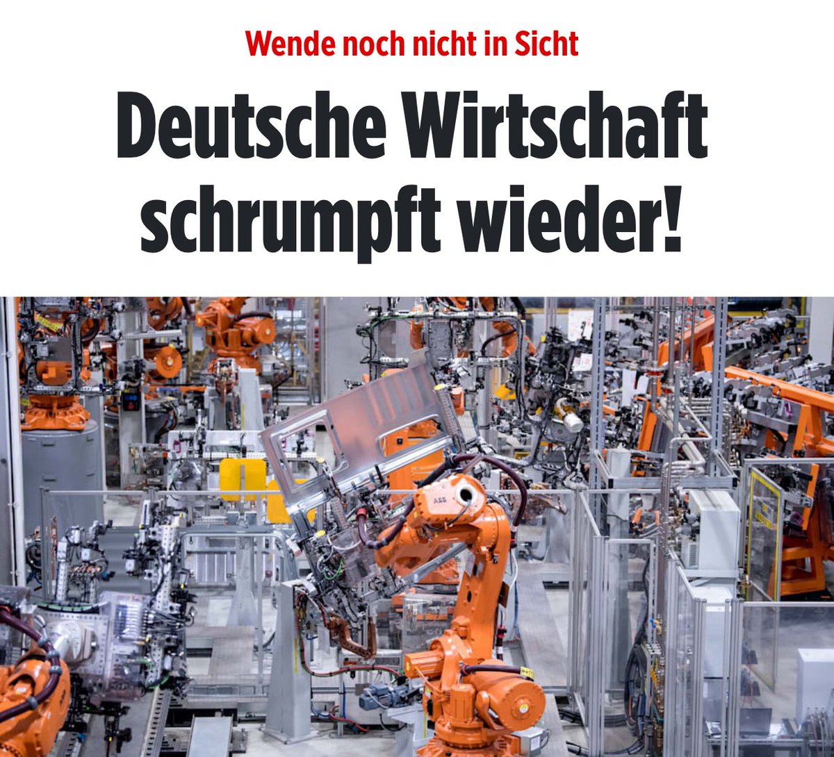 Ein historischer Absturz - größtenteils selbstverursacht 

Was jetzt passieren muss: 

- radikale Steuerreform
- radikale Sozialreformen 
- kontrollierte Migration
- Abschiebungen
- Abkehr von Verboten 
- Energieoffenheit
- Rückkehr zur Kernenergie 
- Staat abbauen