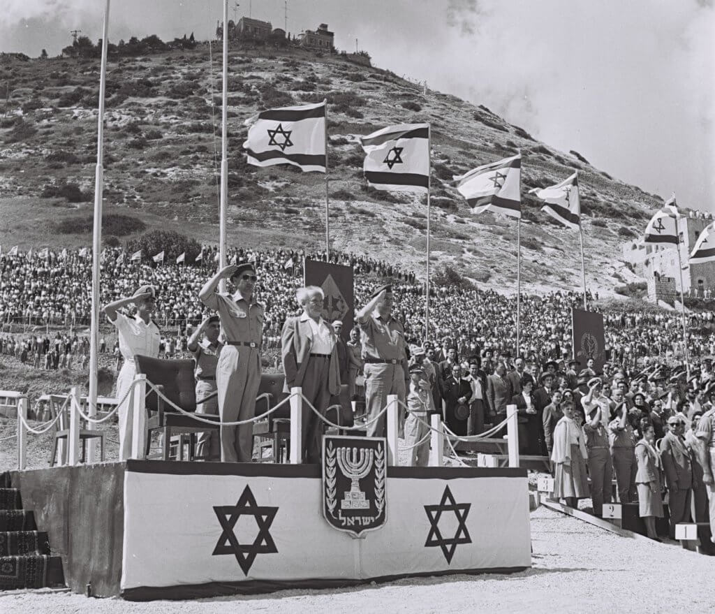 1945-1948 arası Yahudiler İngiliz mandasına karşı yaklanma başlatmıştı, Bu döneme Jewish insurgency denir.

Yahudilerin (özellikle Haganah, Irgun ve Lehi gibi grupların) İngiliz Mandası'na karşı bağımsızlık mücadelesi verdiği sırada, Filistinli Araplar  ne yapıyordu?

Bu soruyu