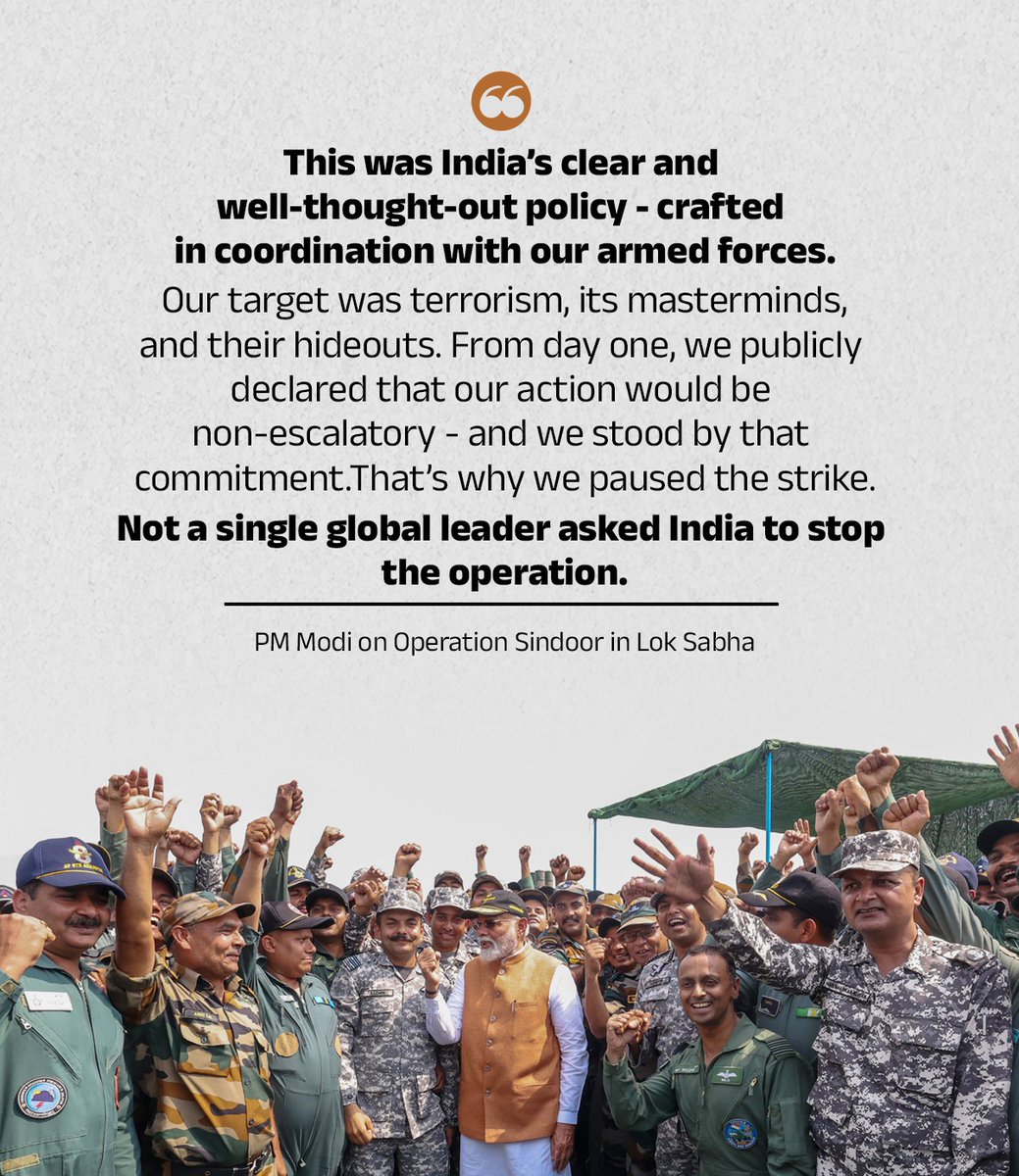𝐏𝐌 𝐌𝐨𝐝𝐢'𝐬 𝐬𝐭𝐚𝐭𝐞𝐦𝐞𝐧𝐭 𝐭𝐡𝐚𝐭 𝐬𝐢𝐥𝐞𝐧𝐜𝐞𝐝 𝐝𝐞𝐭𝐫𝐚𝐜𝐭𝐨𝐫𝐬 𝐨𝐧𝐜𝐞 𝐚𝐧𝐝 𝐟𝐨𝐫 𝐚𝐥𝐥: 𝐍𝐎𝐓 𝐀 𝐒𝐈𝐍𝐆𝐋𝐄 𝐆𝐋𝐎𝐁𝐀𝐋 𝐋𝐄𝐀𝐃𝐄𝐑 𝐀𝐒𝐊𝐄𝐃 𝐈𝐍𝐃𝐈𝐀 𝐓𝐎 𝐒𝐓𝐎𝐏 #𝐎𝐏𝐄𝐑𝐀𝐓𝐈𝐎𝐍𝐒𝐈𝐍𝐃𝐎𝐎𝐑

Watch 👇🏻
bitly.cx/SU3A