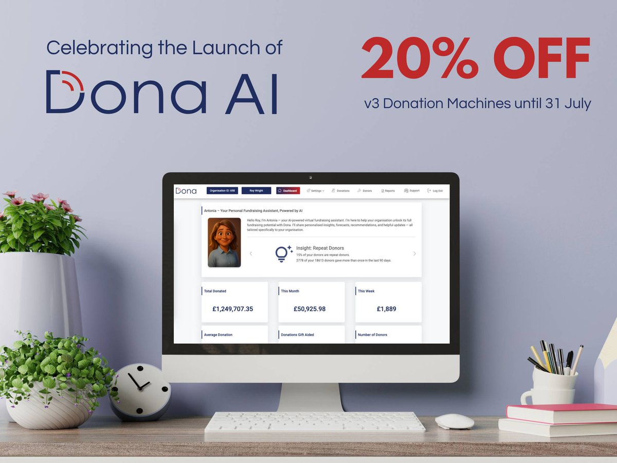 DonaDonations's tweet photo. Our Summer Promotion is coming to an end and finishes tomorrow. Contact us today to ensure your Charity or Organisation can make the most of the savings available. 

🌐 https://t.co/jlXD9bKKRL

Or call our UK team - 📞 0203 488 8095 

#CharityOffer #DonaDonations #SummerOffer https://t.co/SINQoss9ss