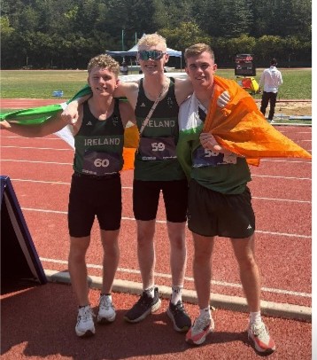 Congratulations to Damien Moyles, Daire Macken and Aryell Sheedy who had a very successful weekend in Istanbul at the European Para Youth Games 👏

They came home with a total of four medals and four PB’s!

🔹Damien Moyles (Moy Valley AC) – Silver in the T13 100m &amp; PB, Gold in