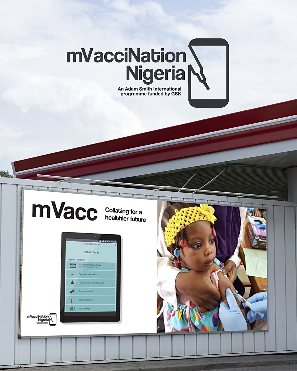 clueboxagency's tweet photo. We designed the brand and created sensitization materials for MVaccination, a pilot digital platform by GSK &amp; ASIWA aimed at ending non-vaccination in Northern Nigeria’s PHC system. Powering impact through design. 
 #MVaccination #ClueboxProjects #HealthForAll #cluebox https://t.co/03dG2I7qA2