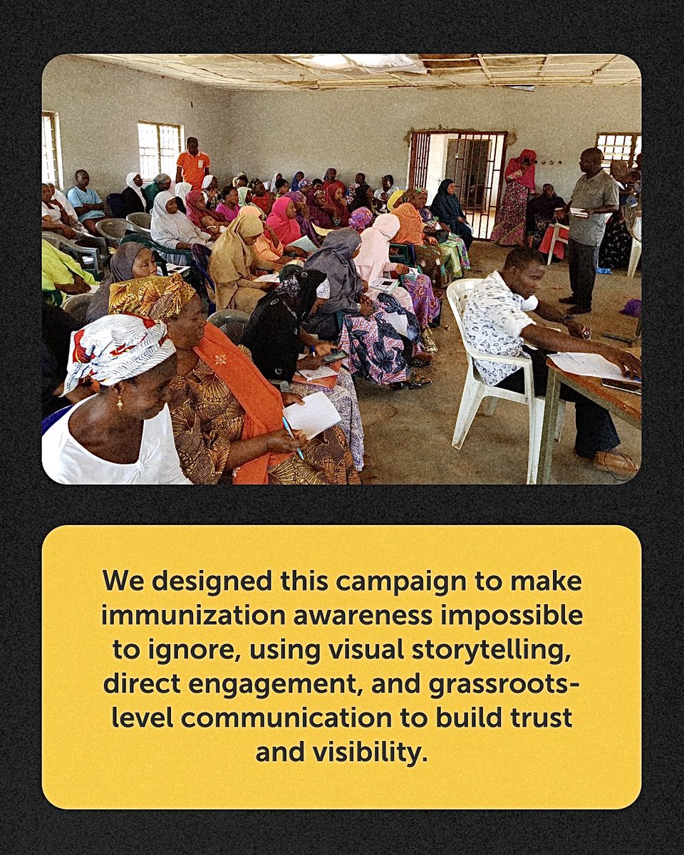 clueboxagency's tweet photo. We designed the brand and created sensitization materials for MVaccination, a pilot digital platform by GSK &amp; ASIWA aimed at ending non-vaccination in Northern Nigeria’s PHC system. Powering impact through design. 
 #MVaccination #ClueboxProjects #HealthForAll #cluebox https://t.co/03dG2I7qA2