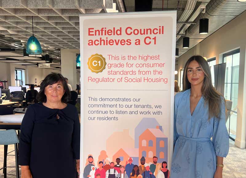 A proud moment for #Enfield. We have been awarded a C1 rating by the Regulator of Social Housing, the highest rating possible. We're just the second London borough to achieve this! Incredible news but, we're committed to doing even better.
#Enfield #SocialHousing