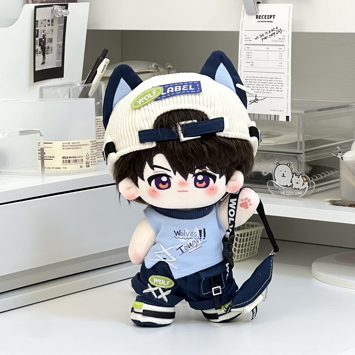 Yuchaaaanぬい服 ぬいぐるみ服 『なりきりポンチョ Sサイズ 恐竜 MPA-15G-S