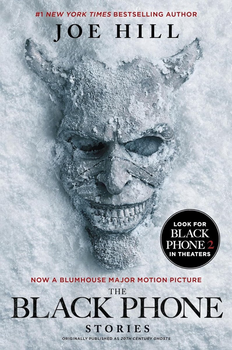 Nueva portada para 'The black phone' (antes conocido como '21th Century Ghosts'), de Joe Hill, aprovechando la secuela de la película que adapta el relato homónimo.