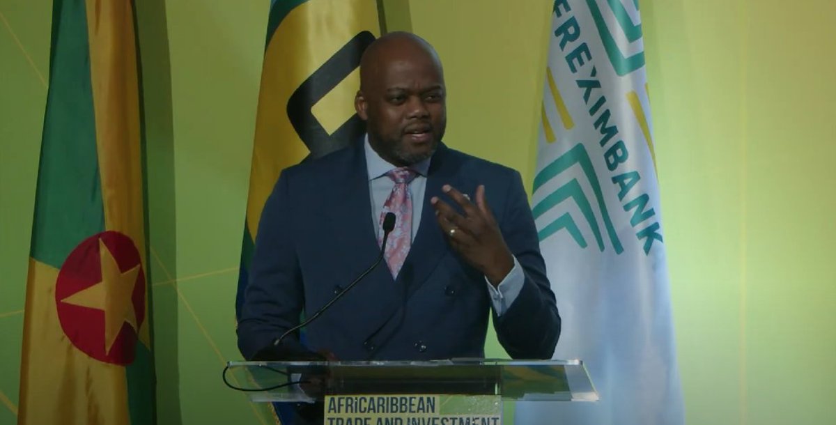 It’s time to cut out the middle‑man in #AfriCaribbean relations.

For too long, links between #Africa &amp; the #Caribbean relied on the 'facilitation' of former colonial powers.

As <a href="/AfCFTA/">AfCFTA Secretariat Official</a> S-G <a href="/MeneWamkele/">Wamkele Mene</a>  pointed out at #ACTIF2025- this is a relic of dependence.

The economic,