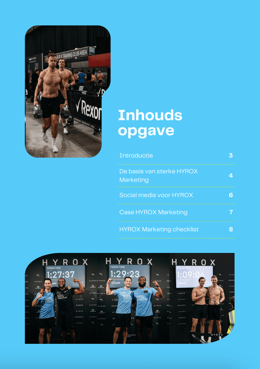 Laatste 48 uur dat we je uitnodigen om deze super handige HYROX Marketing Gids gratis te downloaden: zurl.co/959YK