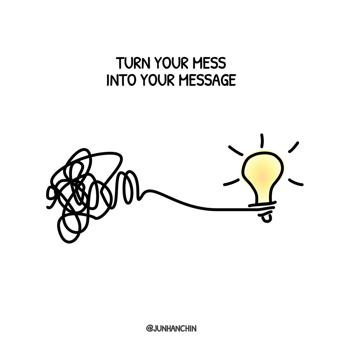 Turn your mess into your message