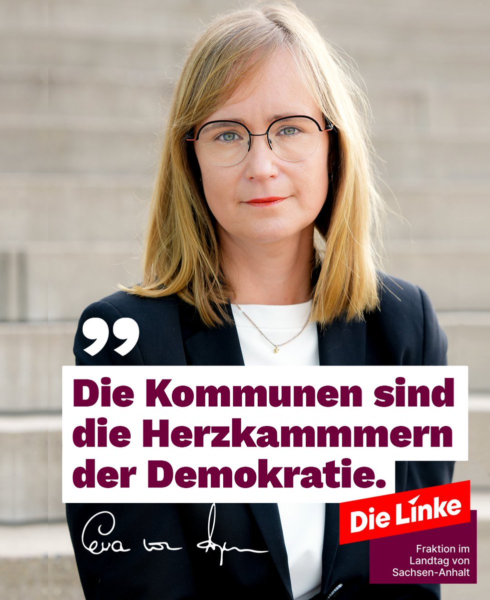 3,5 Mrd. €: Schuldenberg von Sachsen-Anhalts Kommunen wächst: "Die #Kommunen sind die Herzkammmern der #Demokratie. Hier darf nicht weiter gespart werden! #DieLinke kämpft für eine Reform der #Erbschaftssteuer &amp; die Wiedereinführung der #Vermögenssteuer", so <a href="/Eva0112/">Eva von Angern 🕊♀️ ☀️🍀</a>. #ltlsa