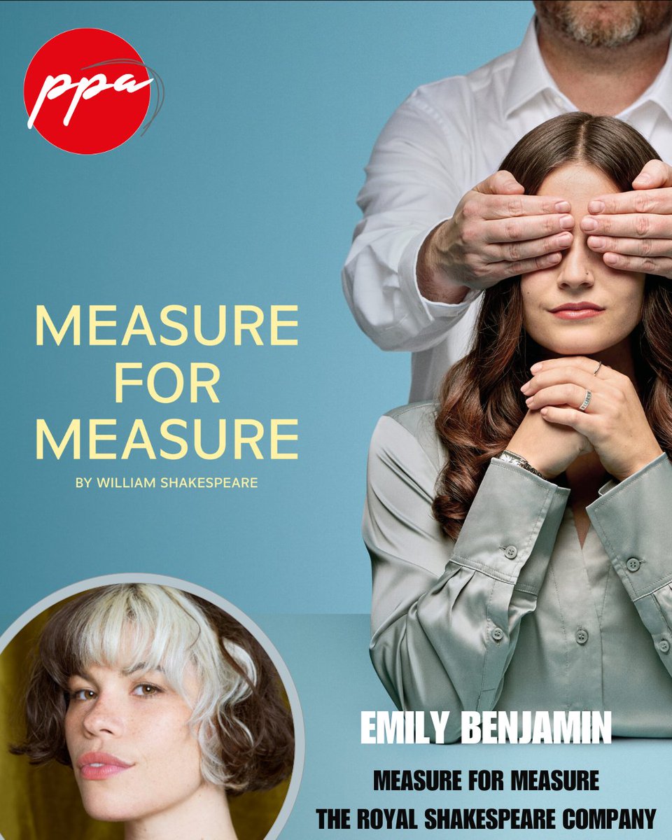 🌟🎉 **HUGE SHOUT-OUT!** 🎉🌟 Excited to spotlight our talented Musical Theatre alum, Emily Benjamin! 🌈✨ She's starring in MEASURE FOR MEASURE with @thersc 🎸🎤 #PPAplacetobe #MusicalTheatre #AlumniSuccess #MeasureForMeasure #Shakespeare #Bravo #PerformingArts #StageStars