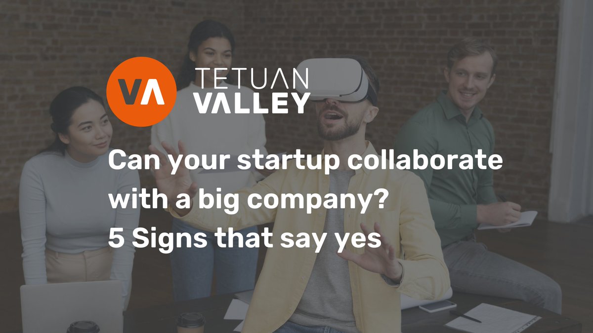 🚀Have you ever wondered if your solution could be a perfect match for a big corporation?

Take a moment to check this: 5 signs your startup is actually ready to collaborate with large companies.

👉 tetuanvalley.com/blog-startups/…